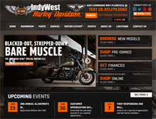 Tablet Screenshot of indywesthd.com